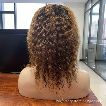 Original Brazilian Human Hair Wigs Color 1b/27,Human Hair Closure 4*4 Wigs Mink , Cuticle Aligned Cheap Human Hair Closure Wig